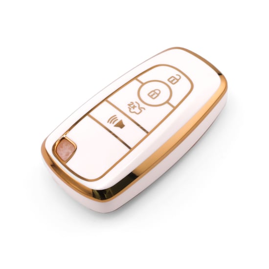 New-Aftermarket-Nano-High-Quality-Cover-For-Ford-Remote-Key-4-Button-White-Color-Ford-B11J4B---Emirates-Keys