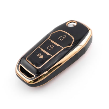 New-Aftermarket-Nano-High-Quality-Cover-For-Ford-Remote-Key-3-Button-Black-Color-Ford-F11J3B---Emirates-Keys