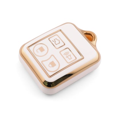 New-Aftermarket-Nano-High-Quality-Cover-For-Ford-Remote-Key-4-Button-White-Color-Ford-M11J4---Emirates-Keys