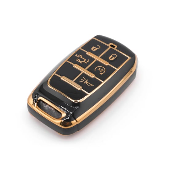 New-Aftermarket-Nano-High-Quality-Cover-For-Jeep-Remote-Key-5-Button-Black-Color-Jeep-D11J5B---Emirates-Keys