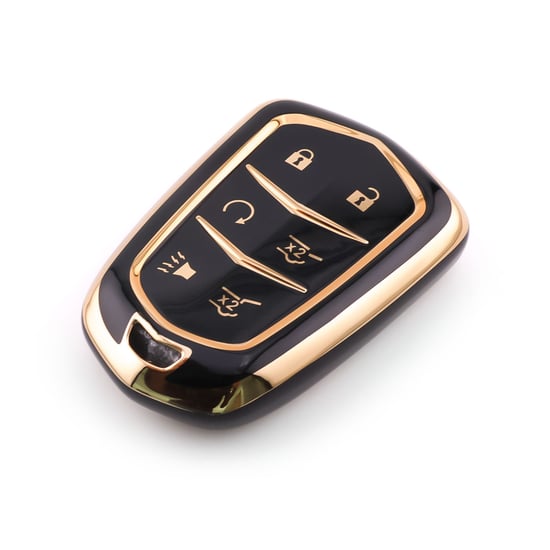 New-Aftermarket-Nano-High-Quality-Cover-For-Cadillac-Remote-Key-6-Button-Black-Color-CDLC-A11J6---Emirates-Keys