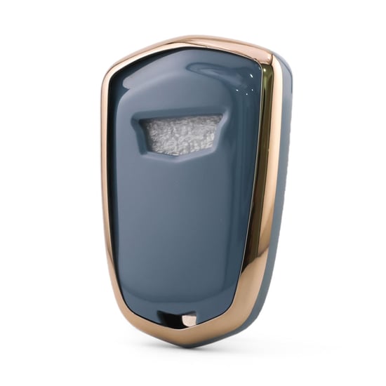 New-Aftermarket-Nano-High-Quality-Cover-For-Cadillac-Remote-Key-6-Button-Gray-Color-CDLC-A11J6---Emirates-Keys