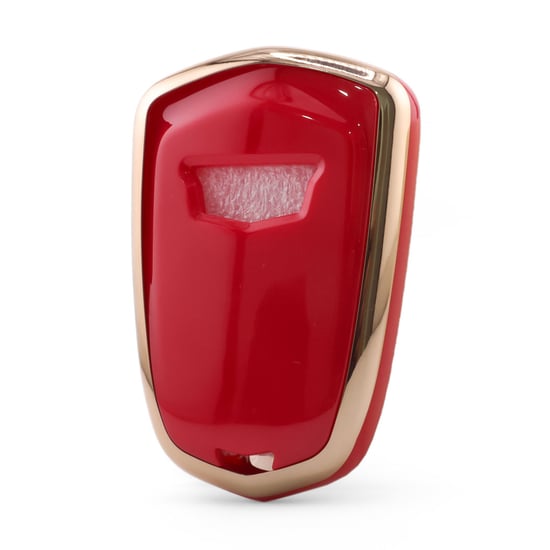 New-Aftermarket-Nano-High-Quality-Cover-For-Cadillac-Remote-Key-6-Button-Red-Color-CDLC-A11J6---Emirates-Keys