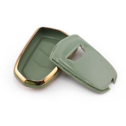 New-Aftermarket-Nano-High-Quality-Cover-For-Cadillac-Remote-Key-6-Button-Green-Color-CDLC-A11J6---Emirates-Keys