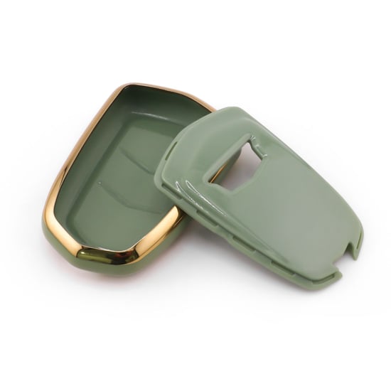 New-Aftermarket-Nano-High-Quality-Cover-For-Cadillac-Remote-Key-6-Button-Green-Color-CDLC-A11J6---Emirates-Keys