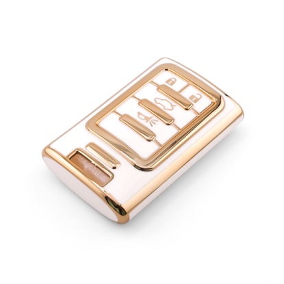 New-Aftermarket-Nano-High-Quality-Cover-For-Cadillac-Remote-Key-4-Button-White-Color-CDLC-C11J4---Emirates-Keys