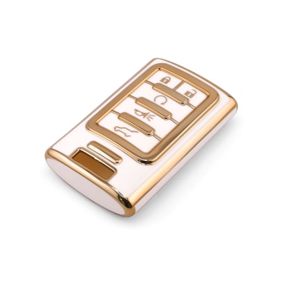 New-Aftermarket-Nano-High-Quality-Cover-For-Cadillac-Remote-Key-5-Button-White-Color-CDLC-C11J5A---Emirates-Keys