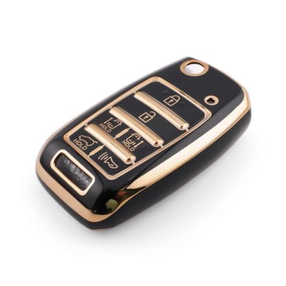 New-Aftermarket-Nano-High-Quality-Cover-For-Kia-Remote-Key-6-Button-Black-Color-KIA-O11J6---Emirates-Keys