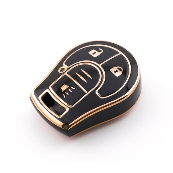 New-Aftermarket-Nano-High-Quality-Cover-For-Nissan-Remote-Key-3-Button-Black-Color-NS-D11J3B---Emirates-Keys