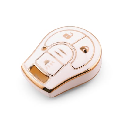 New-Aftermarket-Nano-High-Quality-Cover-For-Nissan-Remote-Key-3-Button-White-Color-NS-D11J3B---Emirates-Keys