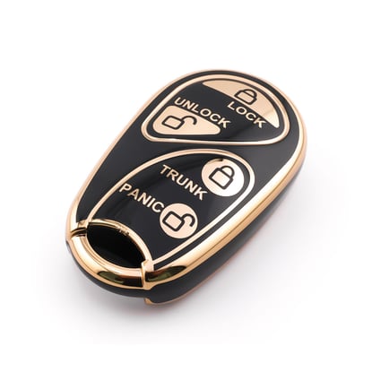 New-Aftermarket-Nano-High-Quality-Cover-For-Nissan-Remote-Key-4-Button-Black-Color-NS-E11J4---Emirates-Keys