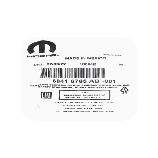 New-Jeep-Wrangler-2018-2023-Genuine---OEM-Flip-Remote-Key-Without-Buttons-OEM-Part-Number:-68416785AB---Emirates-Keys