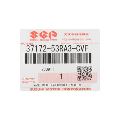 New-Suzuki-Ignis-2020-Genuine---OEM-Smart-Remote-Key-2-Buttons-433MHz-OEM-Part-Number:-37172-53RA3-CVF---Emirates-Keys