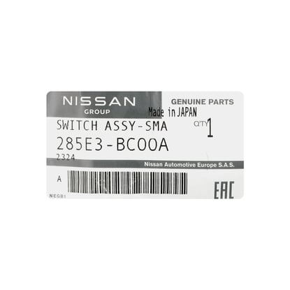 New-Nissan-Micra-2004-Genuine---OEM-Smart-Remote-Key-2-Buttons-433MHz-OEM-Part-Number:-285E3-BC00A---285E3-AX086---Emirates-Keys