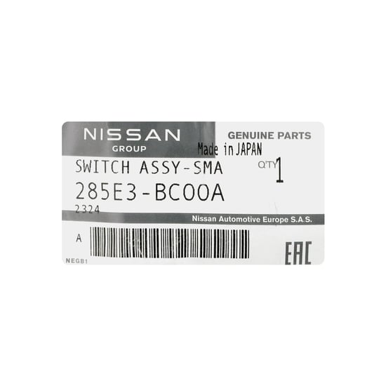New-Nissan-Micra-2004-Genuine---OEM-Smart-Remote-Key-2-Buttons-433MHz-OEM-Part-Number:-285E3-BC00A---285E3-AX086---Emirates-Keys