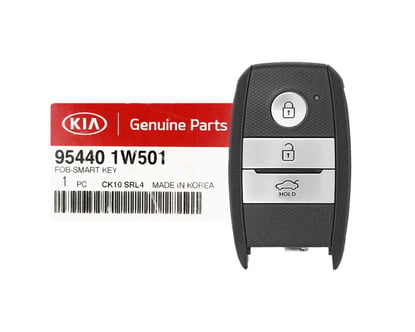 Brand-NEW-KIA-Rio-2016-2017-Genuine-OEM-Smart-Key-Remote-3-Buttons-433MHz-95440-1W501,-95440-3W600-FCC-ID:-SVI-XMFGE03---Emirates-Keys