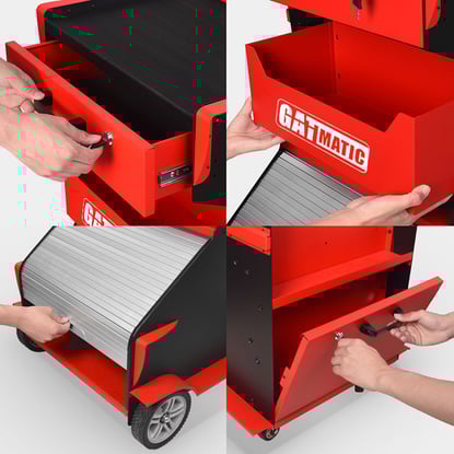 New-GATmatic-GEC403-Multi-functional-Tool-Trolley-with-New-Appearance-Is-A-Portable-Storage-Unit-That-Is-Designed-To-Keep-All-Your-Tools-Organized---Emirates-Keys