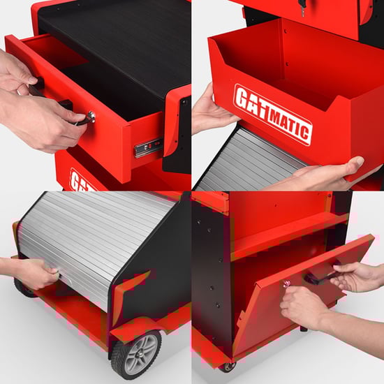 New-GATmatic-GEC403-Multi-functional-Tool-Trolley-with-New-Appearance-Is-A-Portable-Storage-Unit-That-Is-Designed-To-Keep-All-Your-Tools-Organized---Emirates-Keys