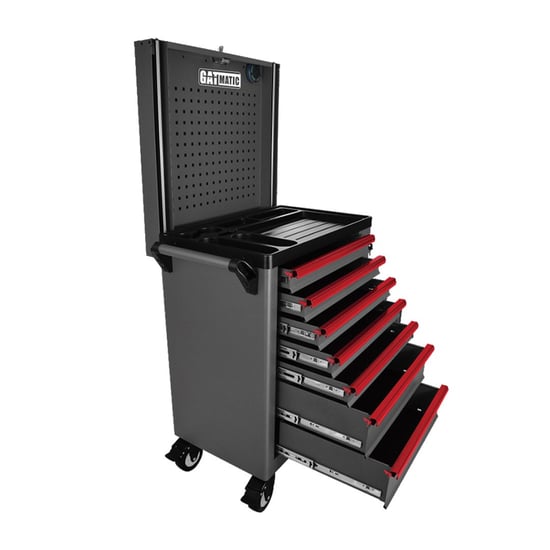 GATmatic-GEC807-Automatically-Lifting-Pegboard-Tool-Trolley-7-drawer-Rolling-Tool-Cabinet-Is-The-Perfect-Choice-For-Storing-And-Organizing-All-Your-Tools---Emirates-Keys