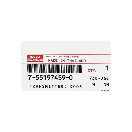 New-Isuzu-Genuine---OEM-Smart-Remote-4-Button-433MHz-OEM-Part-Number:-7-55197459-0---Emirates-Keys