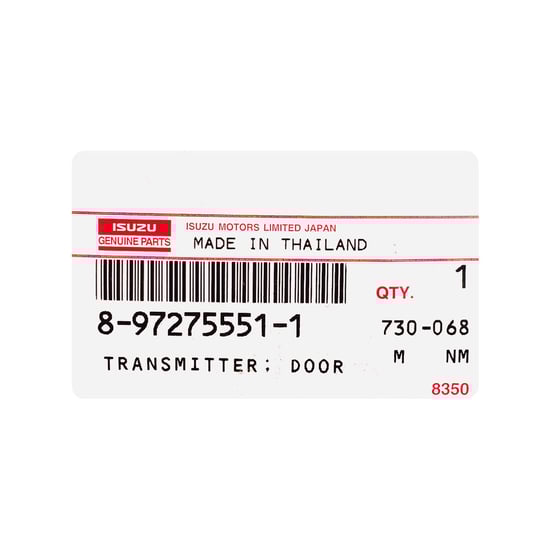 New-Isuzu-Genuine---OEM-Smart-Remote-Key-2-Buttons-433MHz-OEM-Part-Number:-8-97275551-1---Emirates-Keys