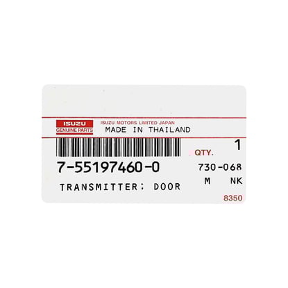 New-Isuzu-Genuine---OEM-Smart-Key--Remote-3-Buttons-433MHz-OEM-Part-Number:-7-55197460-0----Emirates-Keys