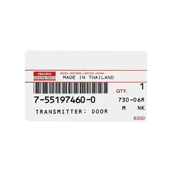 New-Isuzu-Genuine---OEM-Smart-Key--Remote-3-Buttons-433MHz-OEM-Part-Number:-7-55197460-0----Emirates-Keys