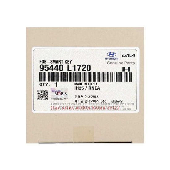 New-Hyundai-Sonata-2023-Genuine---OEM-Smart-Remote-Key-6+1-Buttons-433MHz-OEM-Part-Number:-95440-L1720---Emirates-Keys