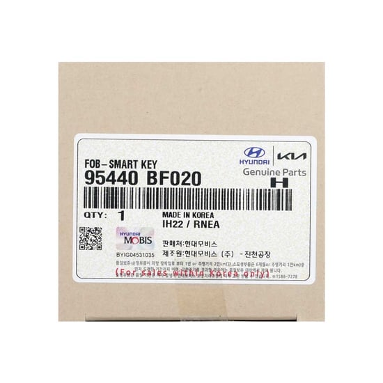 New-Hyundai-2023-Genuine---OEM-Smart-Remote-Key-4+1-Buttons-433MHz-OEM-Part-Number:-95440-BF020---Emirates-Keys