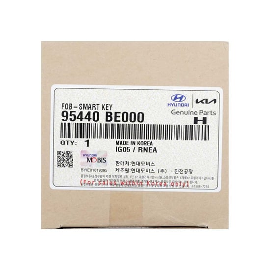New-Hyundai-Kona-2024-Genuine---OEM-Smart-Remote-Key-6+1-Buttons-433MHz-OEM-Part-Number:-95440-BE000---Emirates-Keys
