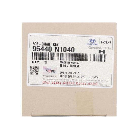 New-Hyundai-Grandeur-2023-Genuine---OEM-Smart-Remote-Key-4+1-Buttons-433MHz-OEM-Part-Number:-95440-N1040-,-95440N1040---Emirates-Keys