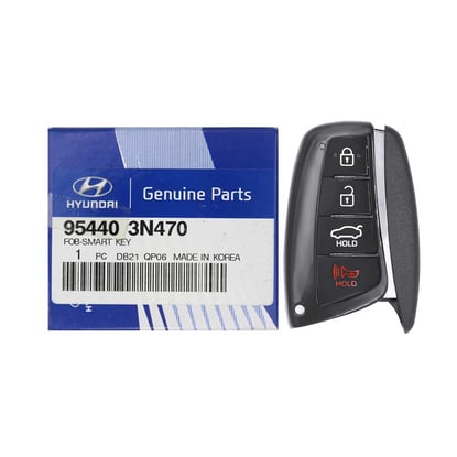 NEW-Hyundai-Equus-Centennial-2014-2016-Genuine-OEM-Smart-Key-Remote-4-Buttons-433MHz-95440-3N470-954403N470---FCCID:-SY5DMFNA433---Emirates-Keys