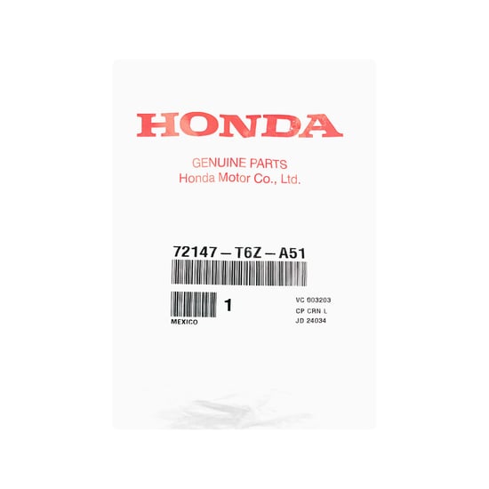 New-Honda-Ridgeline-2020-2024-Genuine---OEM-Smart-Remote-Key-3+1-Buttons-434MHz-OEM-Part-Number:-72147-T6Z-A51---FCC-ID:-KR5T41---Emirates-Keys