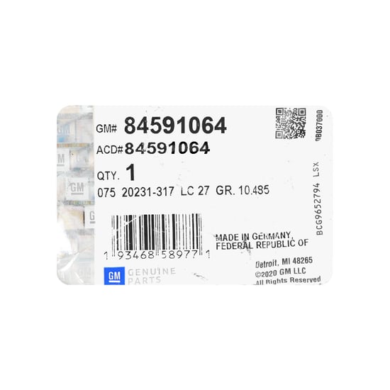 New-Cadillac-CT4-CT5-2021-Genuine---OEM-Smart-Remote-Key-4+1-Buttons-433MHz-OEM-Part-Number:-84591064---Emirates-Keys