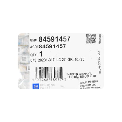 New-Cadillac-CT4-CT5-2021-Genuine---OEM-Smart-Remote-Key-4+1-Buttons-433MHz-OEM-Part-Number:-84591457---Emirates-Keys