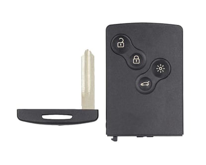 NEW-REN-Koleos-Samsung-QM5-Smart-Card-Keyless-Type-4-Buttons-433MHz-PCF7952A-Transponder-High-Quality-Best-Price---MK3-Remotes----Emirates-Keys