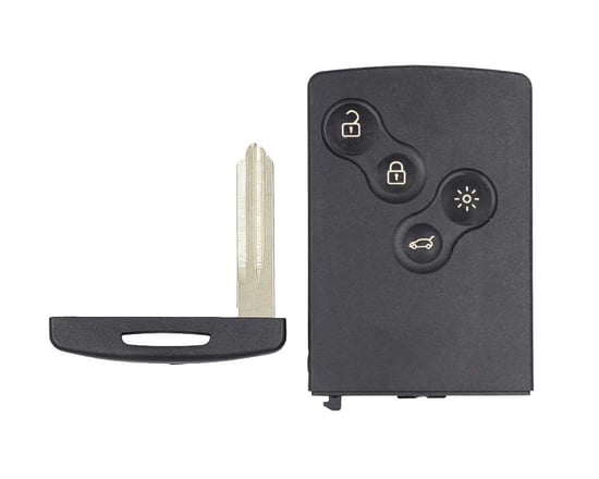 NEW-REN-Koleos-Samsung-QM5-Smart-Card-Keyless-Type-4-Buttons-433MHz-PCF7952A-Transponder-High-Quality-Best-Price---MK3-Remotes----Emirates-Keys