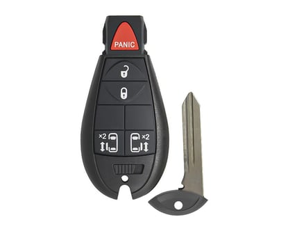 New-Jeep-Dodge-Chrysler-Fobik-Remote-Key-4+1-Buttons-Side-Doors-Button-Type-433MHz-PCF7941A-Transponder-FCCID:-IYZ-C01C-Blade---Emirates-Keys-