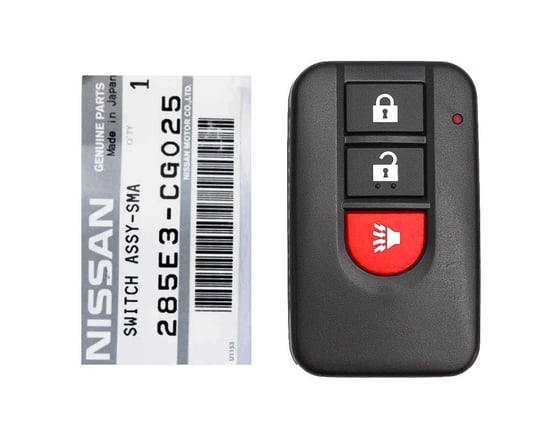 Brand-New-Infiniti-FX35-2003-2004-Genuine-OEM-Smart-Key-Remote-3-Buttons-433MHz-285E3-CG025-285E3CG025-FCCID:-NHVWBU612-OEM-Box---Emirates-Keys