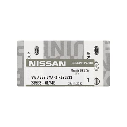 New-Nissan-Sentra---Almera-2024-Genuine---OEM-Smart-Remote-Key-3+1-Buttons-433.92MHz-OEM-Part-Number:-285E3-6LY4E---285E3-6LY4A---FCC-ID:-KR5TXPZ3---Emirates-Keys