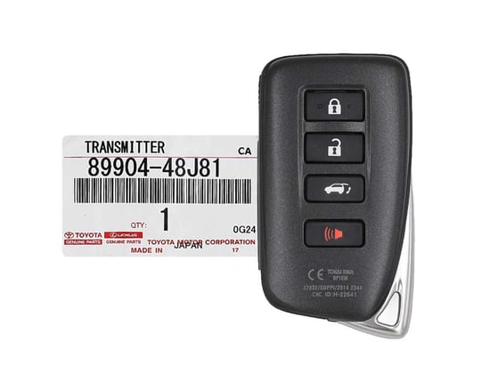 Brand-New-Lexus-RX350-2020-Genuine-OEM-Smart-Key-4-Buttons-433MHz-89904-48J81-8990448J81---FCCID:-BP1EW---Emirates-Keys
