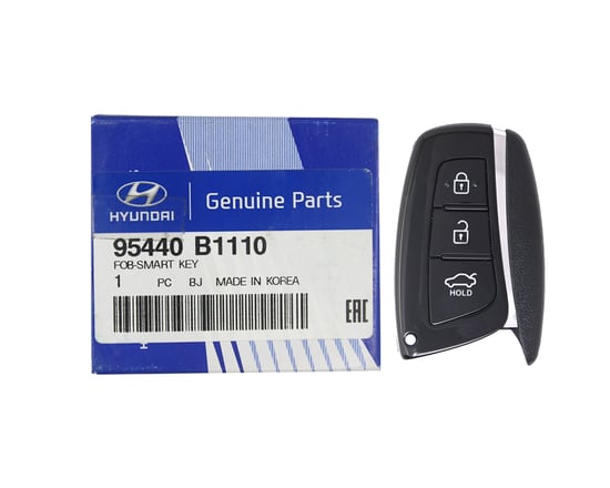 NEW-Hyundai-Genesis-2016-2017-Genuine-Smart-Key-Remote-3-Buttons-433MHz-HITAG-3-Transponder-95440-B1110---FCCID:-SVI-DHFGEO3---Emirates-Keys