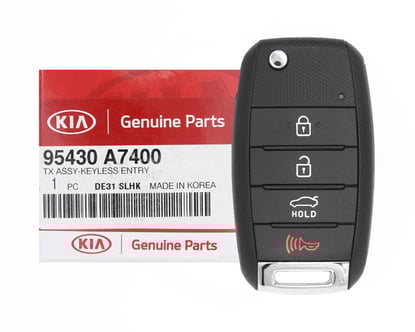 NEW-KIA-Cerato-Forte-2014-2016-Genuine-OEM-Flip-Remote-Key-4-Buttons-315MHz-95430-A7400-95430A7400---FCCID:-OSLOKA-OKA870T-(YD)---Emirates-keys