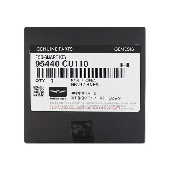 New-Hyundai-Genesis-GV60-2022-Genuine---OEM-Smart-Remote-Key-7+1-Buttons-433MHz-White-Color-OEM-Part-Number:-95440-CU110---Emirates-Keys