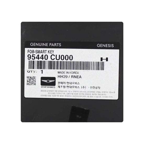 New-Hyundai-Genesis-GV60-2022-Genuine---OEM-Smart-Remote-Key-5+1-Buttons-433MHz-Black-Color-OEM-Part-Number:-95440-CU000---Emirates-Keys