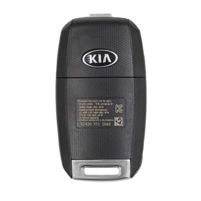 New-Kia-Sedona-2019-Genuine-OEM-Flip-Remote-Key-4-Buttons-433MHz-OEM-Part-Number:-95430-A9160---Emirates-Keys