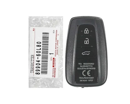 New-Toyota-Prado-Land-cruiser-2018-Genuine-OEM-Smart-Remote-Key-3-Buttons-433MHz-89904-60L80,-89904-60L60,-89904-60L10---Emirates-Keys