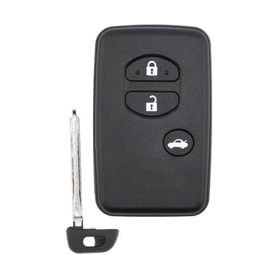 New-KeyDiy-KD-Toyota-Universal-Smart-Remote-Key-3-Buttons-With-Black-Key-Shell-TDB03-3---Emirates-Keys