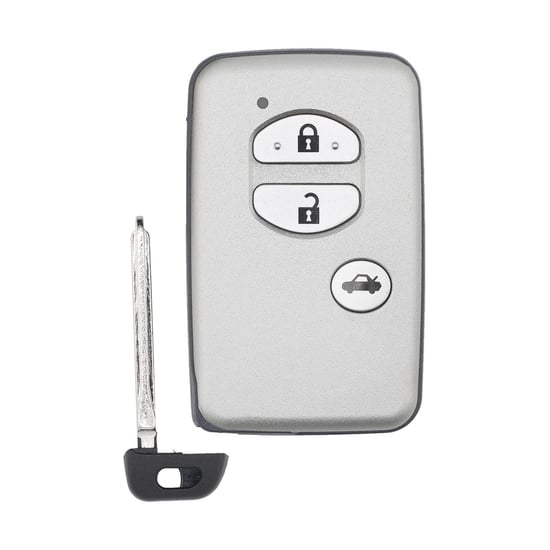 New-KeyDiy-KD-Toyota-Universal-Smart-Remote-Key-3-Buttons-With-Silver-Key-Shell-TDB03-3---Emirates-Keys