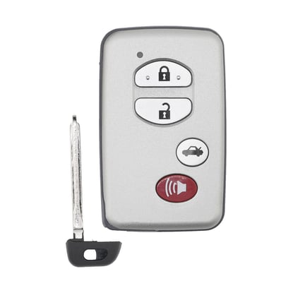 New-KeyDiy-KD-Toyota-Universal-Smart-Remote-Key-3+1-Buttons-With-Silver-Key-Shell-TDB03-4---Emirates-Keys